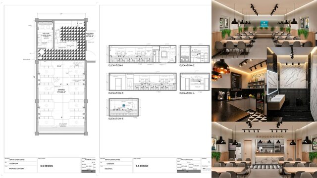 3D model of Design, 2 D draft with cad , Sketchup , render with 3D max.