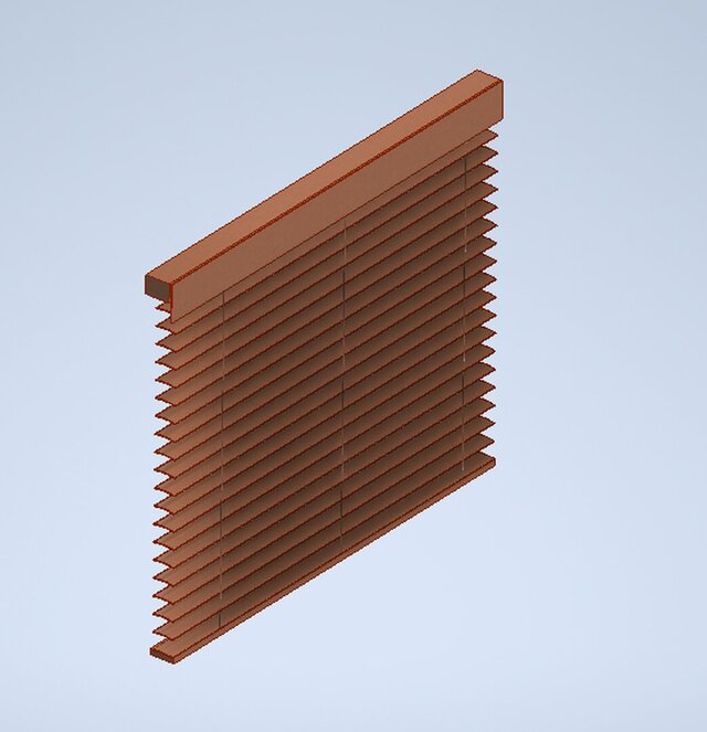 3D model of automatic-drying-and-weather-responsive-rack