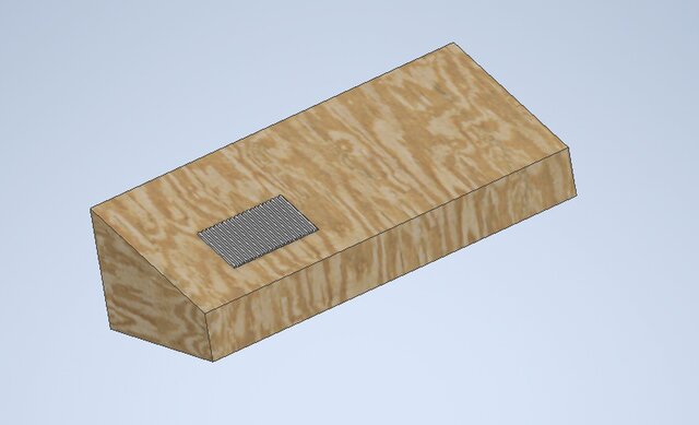 3D model of automatic-drying-and-weather-responsive-rack