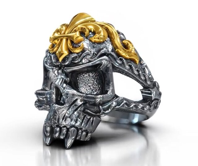 Custom Skull Ring Design