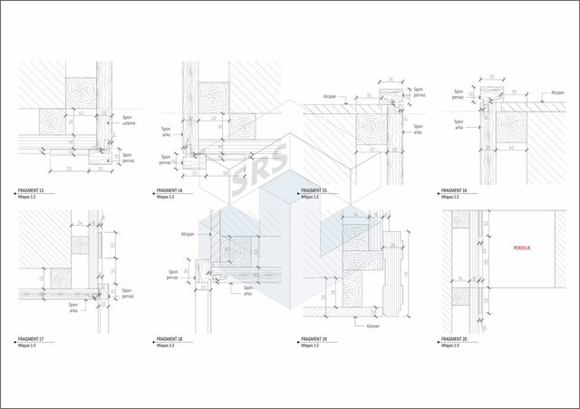 3D model of Custom Wall Cladding Technical & Production Drawings