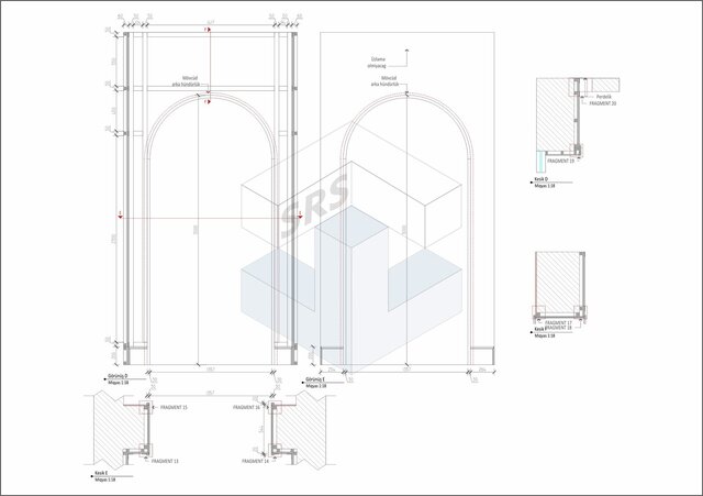 3D model of Custom Wall Cladding Technical & Production Drawings