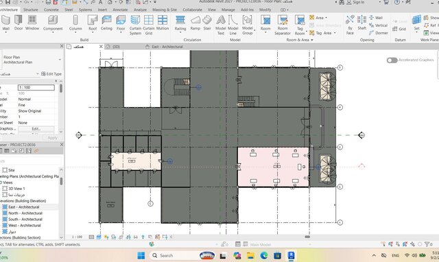 3D model of office-building