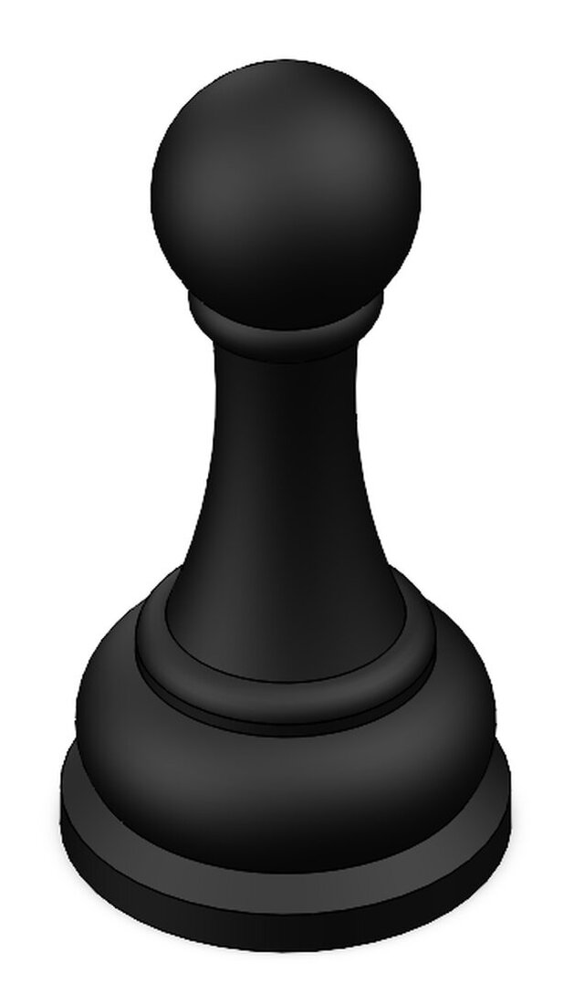 Chess Pawn – 3D CAD Model – image 1 of 4