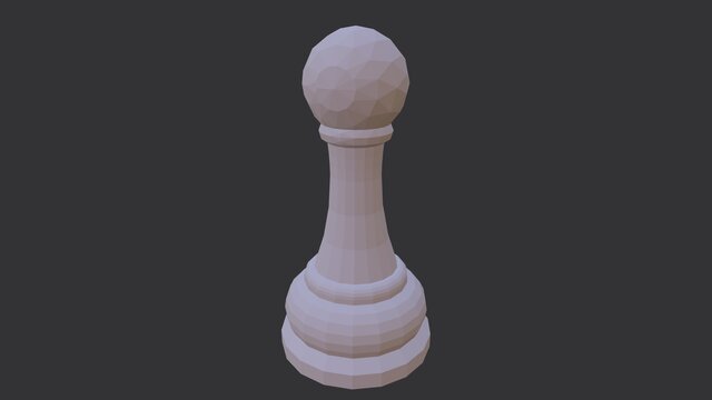 Chess Pawn – 3D CAD Model – image 4 of 4