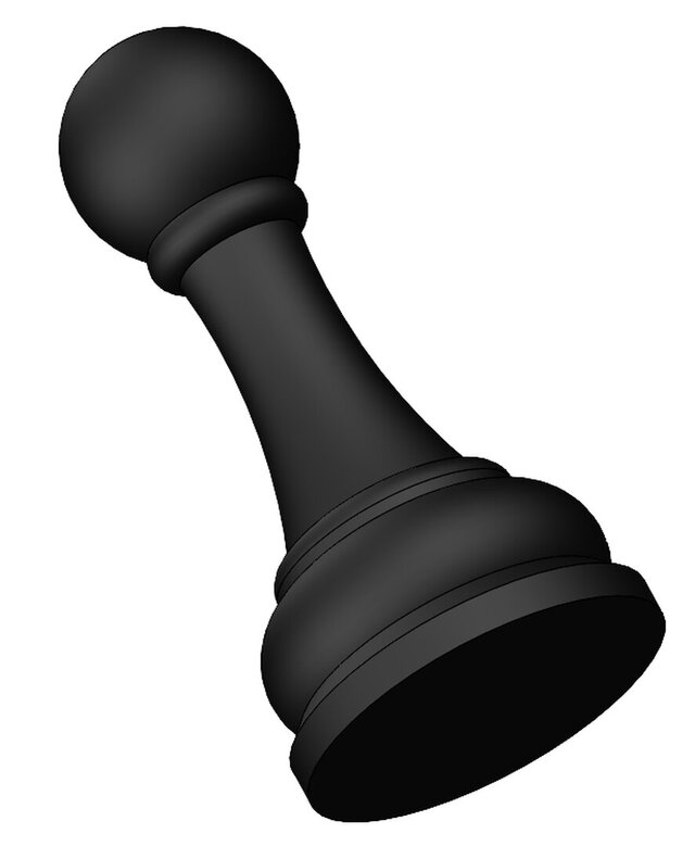 Chess Pawn – 3D CAD Model – image 3 of 4