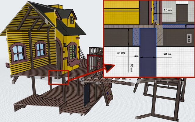 Custom Wooden Playground — Engineering Design & Production Development – image 3 of 8