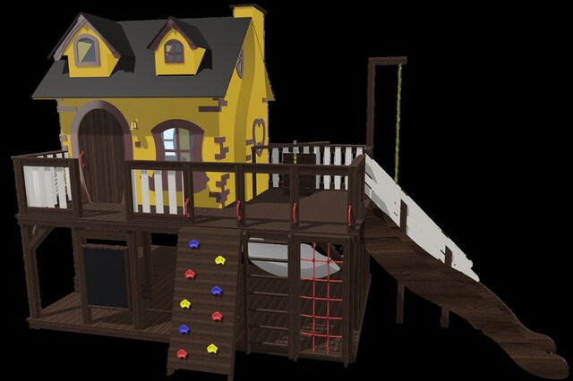 Custom Wooden Playground — Engineering Design & Production Development – image 4 of 8