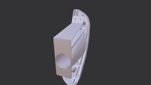 Modified fog light from a car