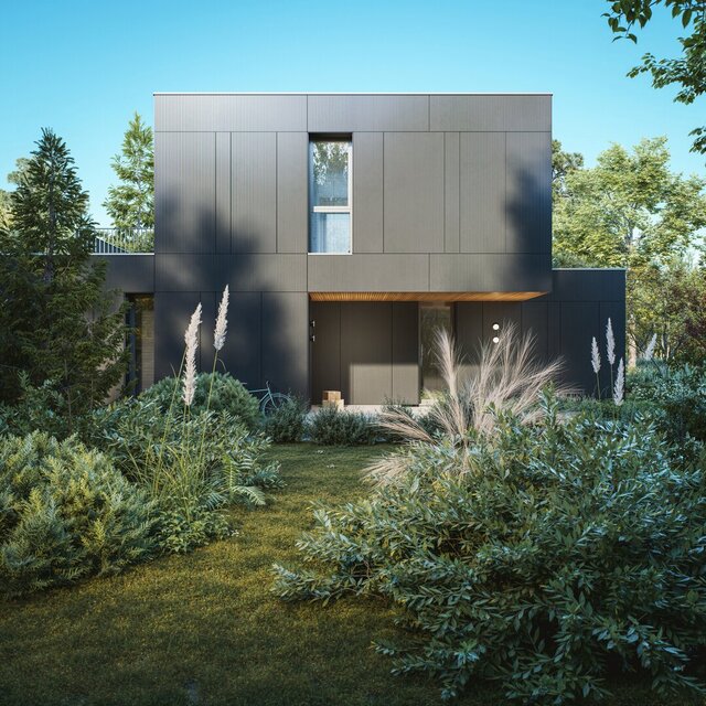 3D model of CS House - Architectural Conceptualization & Rendering