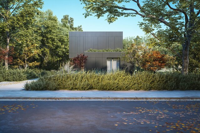 3D model of CS House - Architectural Conceptualization & Rendering