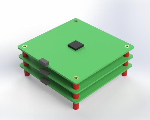 3D model of 1U CubeSat Frame Design and Structural Analysis