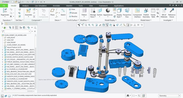 Full SCARA Arm Assembly