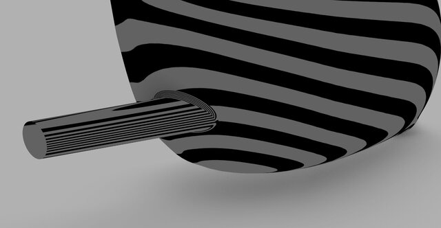 Car Side Mirror Housing – Surface Modeling (Rhino 8) – image 4 of 7