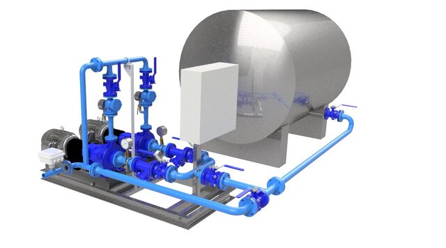 3D model of Pumping Skid