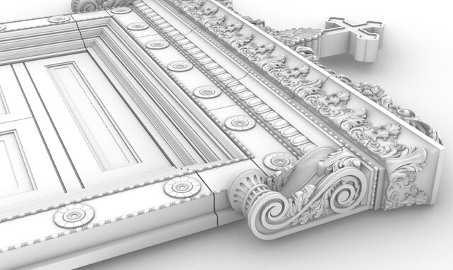St. Joseph Church Doorway — Architectural 3D Modeling – image 4 of 4