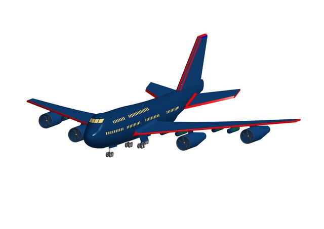 3D model of Boeing 747 Aircraft 3D Model (Onshape Design)
