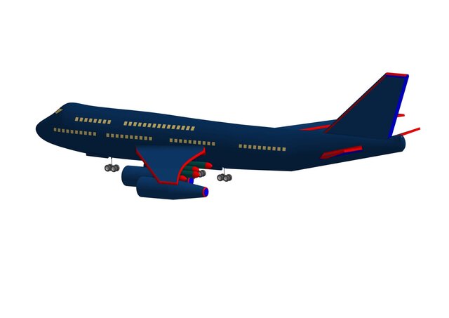 3D model of Boeing 747 Aircraft 3D Model (Onshape Design)
