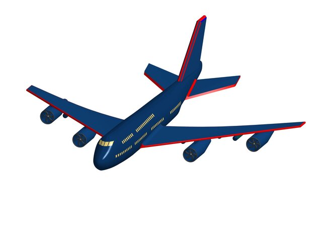 3D model of Boeing 747 Aircraft 3D Model (Onshape Design)