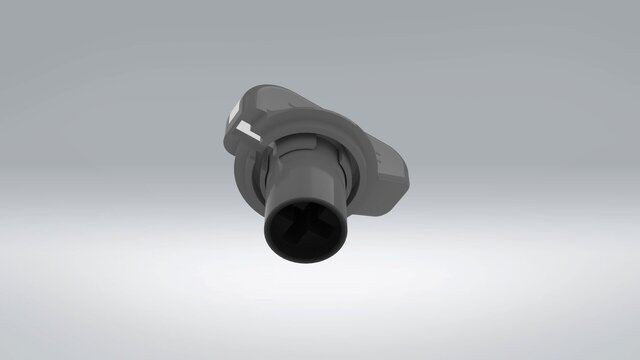 3D model of Nissan X-Trail T30 Climate Control Knob – Replacement Part