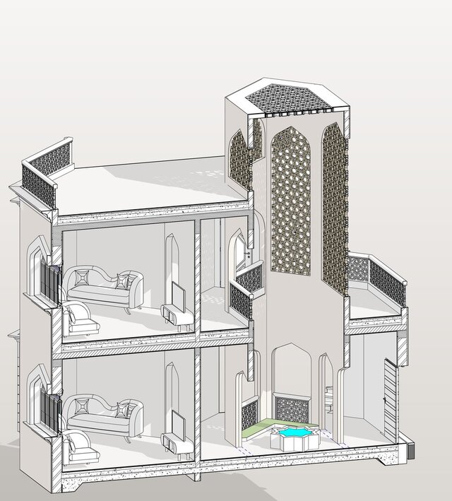 Islamic Villa | Residence for a Photographer – image 7 of 15