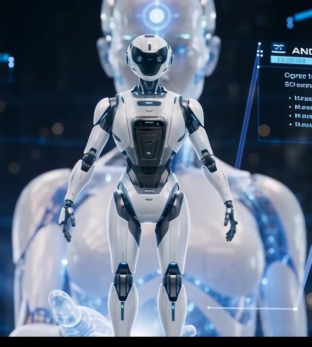 Structura Model Hybrid Humanoid Robot - PA-CF & Aluminum Structural Design - download ...