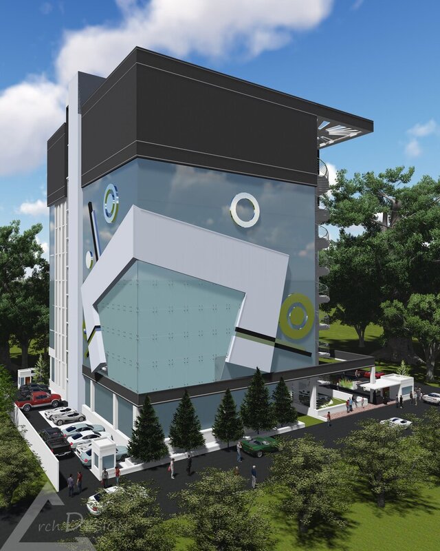 Design of a 10 Storied Shopping-Complex in Chandrima Uddyan, Dhaka. – image 17 of 28