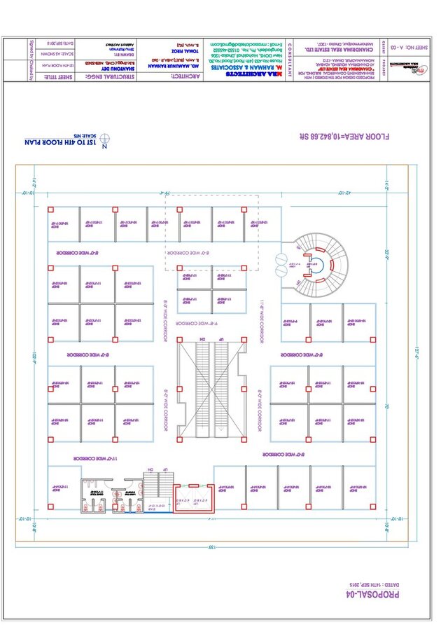 Design of a 10 Storied Shopping-Complex in Chandrima Uddyan, Dhaka. – image 7 of 28