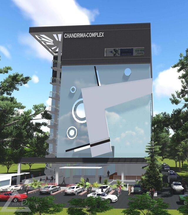 Design of a 10 Storied Shopping-Complex in Chandrima Uddyan, Dhaka. – image 14 of 28