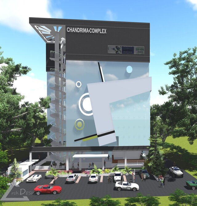 Design of a 10 Storied Shopping-Complex in Chandrima Uddyan, Dhaka. – image 16 of 28