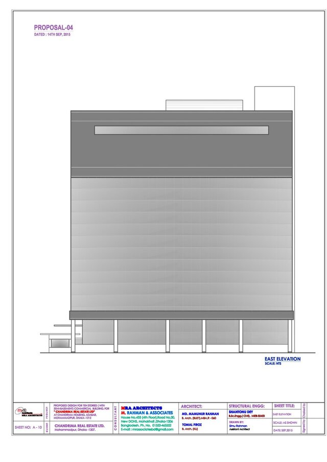 Design of a 10 Storied Shopping-Complex in Chandrima Uddyan, Dhaka. – image 10 of 28