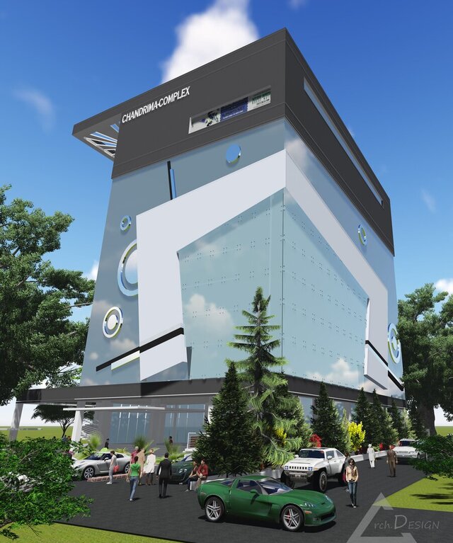Design of a 10 Storied Shopping-Complex in Chandrima Uddyan, Dhaka. – image 25 of 28