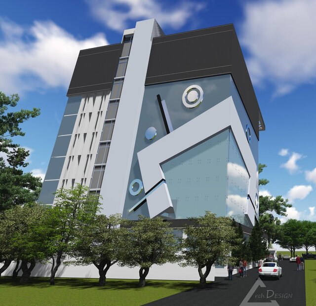 Design of a 10 Storied Shopping-Complex in Chandrima Uddyan, Dhaka. – image 20 of 28