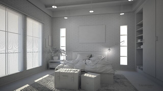 3D model of Interior spaces
