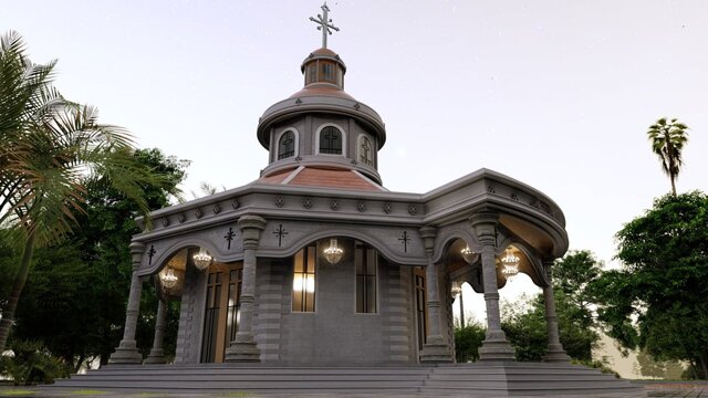 3D model of Ethiopian Orthodox church