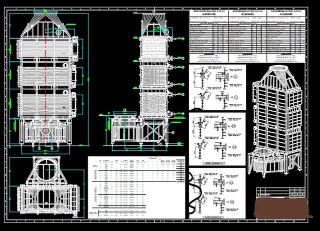 Economizer & Superheater Design | Steel Structure | Advance Steel | 3D CAD Modeling