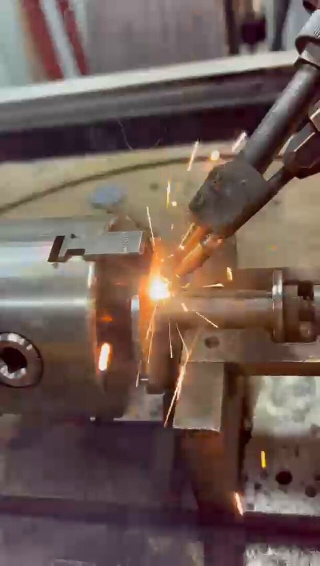 3D model of 4-Axis Automated Welding System Design