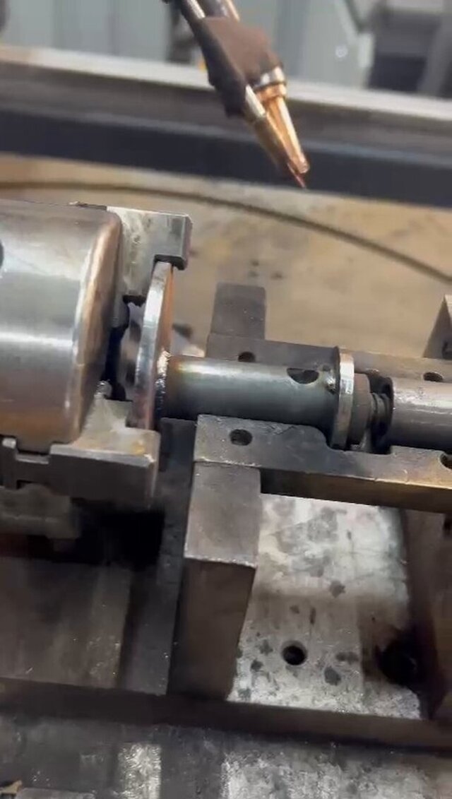 3D model of 4-Axis Automated Welding System Design