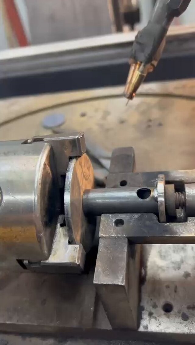 3D model of 4-Axis Automated Welding System Design