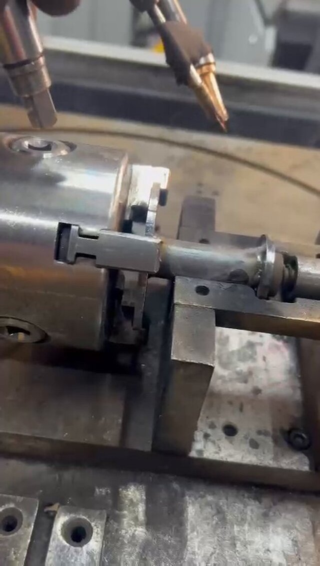 3D model of 4-Axis Automated Welding System Design
