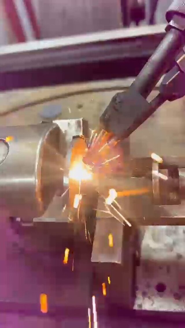 3D model of 4-Axis Automated Welding System Design