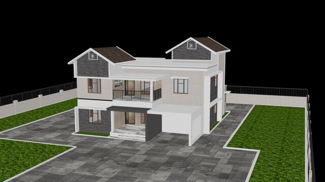 Basic 3D Interior & Exterior Visualization from 3ds Max