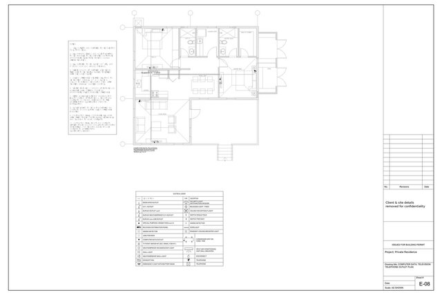 MEP Design Package - Residence (17 Sheets, Permit Set) – image 4 of 11