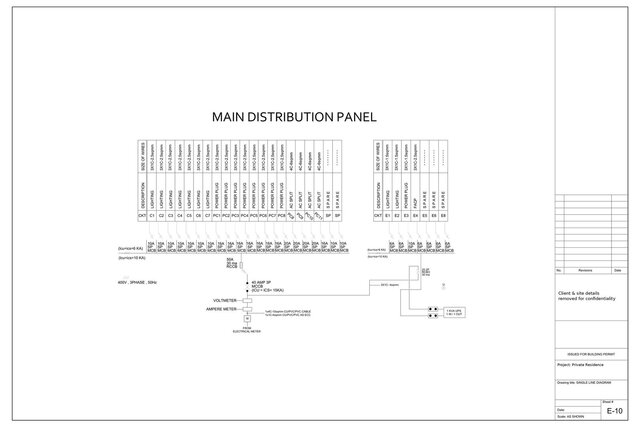 MEP Design Package - Residence (17 Sheets, Permit Set) – image 6 of 11