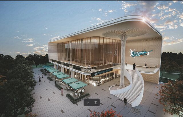 3D model of SICHUAN INTERNATIONAL FRIENDSHIP CENTER BADMINTON GYMNASIUM