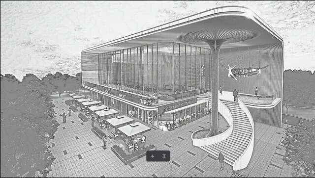 3D model of SICHUAN INTERNATIONAL FRIENDSHIP CENTER BADMINTON GYMNASIUM