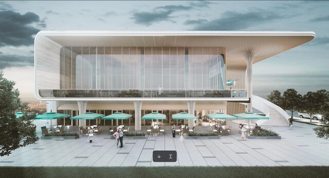 3D model of SICHUAN INTERNATIONAL FRIENDSHIP CENTER BADMINTON GYMNASIUM