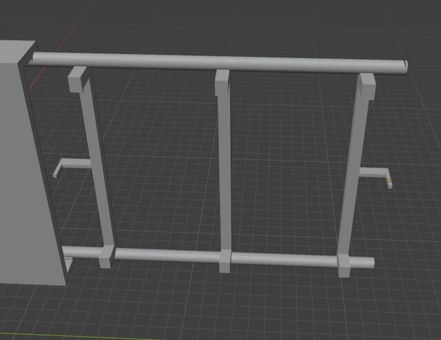 3D model of PRINTABLE SCREEN HOLDER FOR TOUGH BOOK
