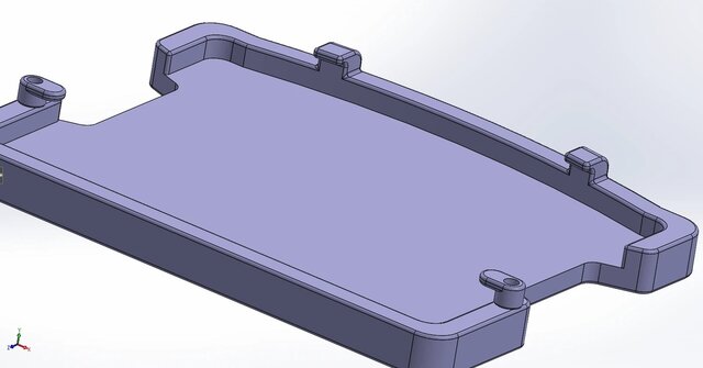 3D model of PRINTABLE SCREEN HOLDER FOR TOUGH BOOK