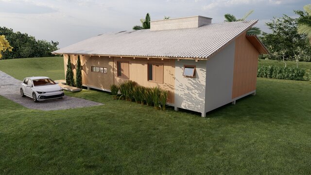 3D model of Country house